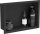 Bathroom shelves MEXEN X-WALL-R RECOVERY SHELF COLLAR 30x20 BLACK