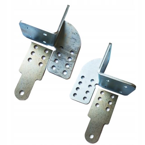 Handles and brackets for fences, gates and doors Set of angle brackets for BFT, NICE and CAME operators