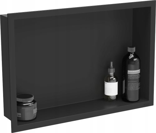 Bathroom shelves MEXEN X-WALL-R RECOVERY SHELF COLLAR 45x30 BLACK