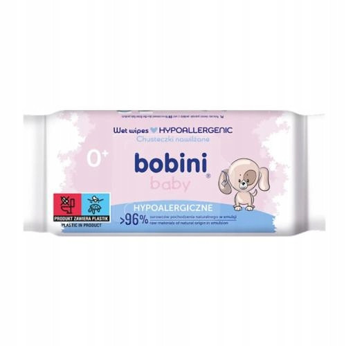  BOBINI hypoallergenic wet wipes 60 pcs
