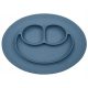  EZPZ plate, blue silicone