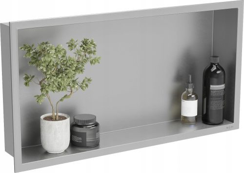 Bathroom shelves MEXEN X-WALL-R RECOVERY SHELF COLLAR 60x30 INOX