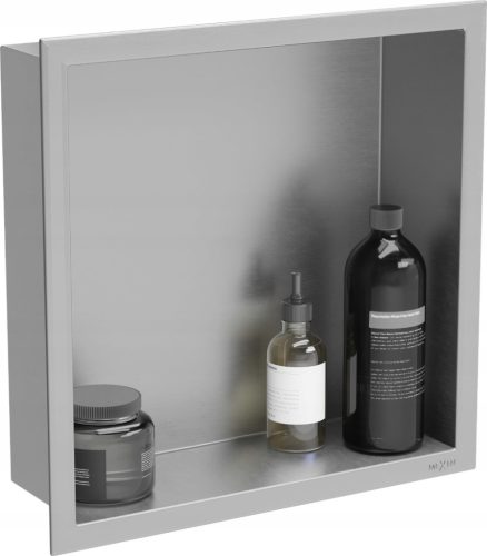 Bathroom shelves MEXEN X-WALL-R RECOVERY SHELF COLLAR 30x30 INOX