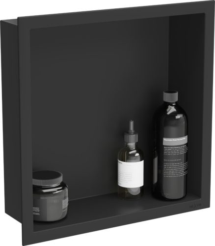 Bathroom shelves MEXEN X-WALL-R RECOVERY SHELF COLLAR 30x30 BLACK