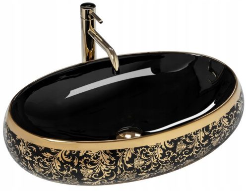 Oval countertop washbasin Rea Meryl