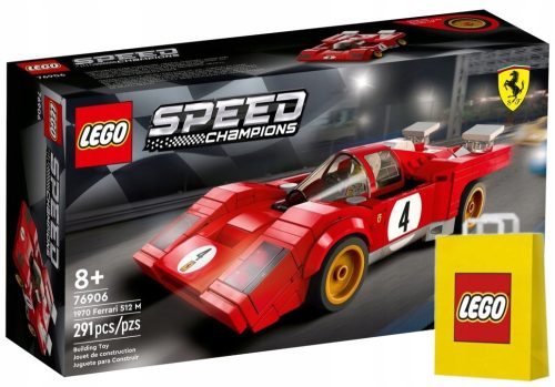  LEGO Speed Champions 76906 1970 Ferrari 512 M + LEGO Papiertüte 001-2021-2022-2023-2024