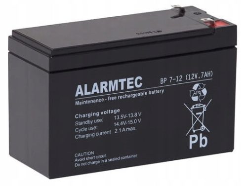 BATTERY ALARMTEC BP 7 Ah 12 V 7-12