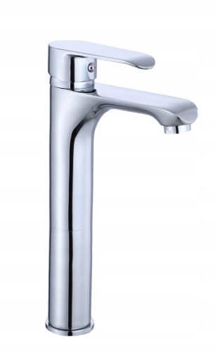 Luccio chrome pedestal washbasin faucet