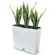  Prosperplast flowerpot 58 cm x 18 x 49.8 cm, white plastic