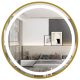 Bathroom mirror Galakor wall mirror, circle, metal frame, 500 x 500 mm