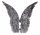  Silver angel wings for the wall in glamour style