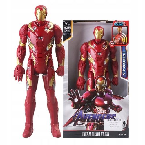  IRON MAN AVENGERS Figure, LARGE, 30 cm, FULL LED SERIES