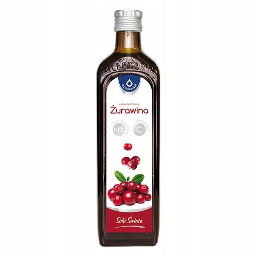  Oleofarm Cranberry 100% fruit juice 490ml