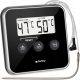 Food Thermometer and Kitchen Timer Ruhhy 19155 Kitchen Thermometer Black