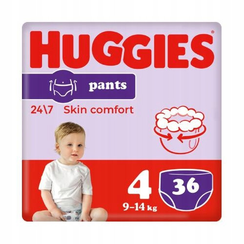  Huggies Diaper Pants Jumbo Pants Size 4 36 pcs.