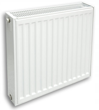 Idmar Group 952 W steel panel radiator, white, 800 x 500 x 104 mm – side connection