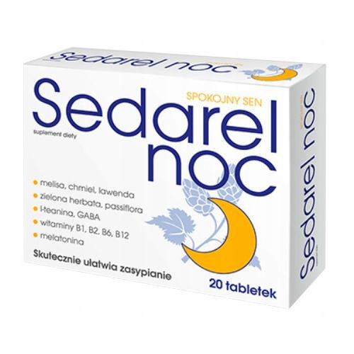  Sedarel night Dietary supplement 18.08 g (20 pieces)