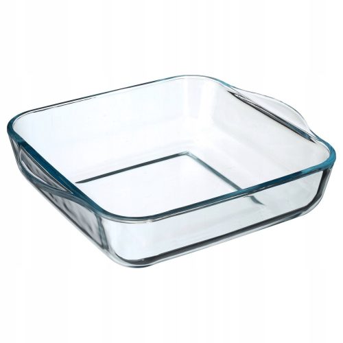 GLASS BAKING PAN Square ovenproof dish Borcam 59034 22x22 cm