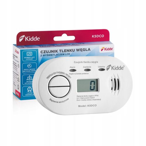 Kidde K5DCO carbon monoxide detector with display