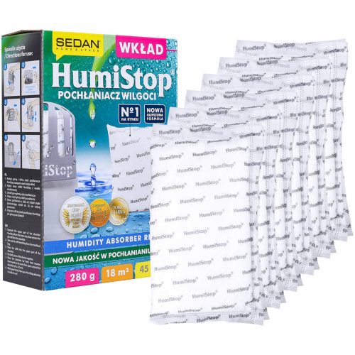 Humistop Moisture Absorber for Bathroom Humistop Moisture Absorber Insert 280 g