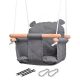 Soft children's swing with CE straps