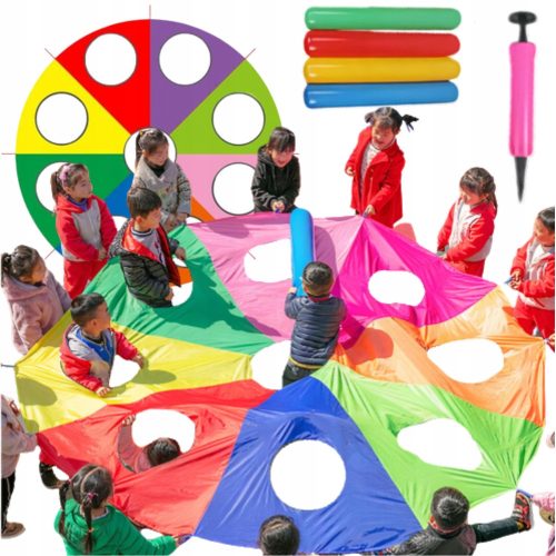  ANIMATION SCARF, LIGHT PARACHUTE, 5 m, 24 handles