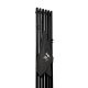 Bathroom radiator Dragon 744 W 280 x 1600 mm white, black, grey