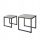  SoBuy FBT42 rectangular coffee table 50 x 50 x 50 cm in shades of grey