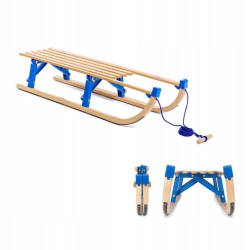  Folding sled for children HUMBAK blue 110 cm