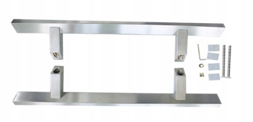 PSG door handle 80 cm silver