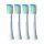  4x Nevadent sonic toothbrush heads