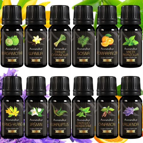 Essential Oils Natural essential oils for aromatherapy 12 pcs.