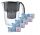  Aquaphor filter jug filter jug + 5x Amethys filter insert 2.8 l black