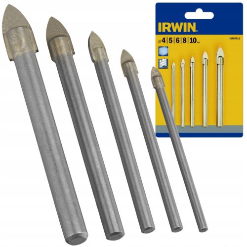  Irwin 10507912 Glasbohrer-Set 5-pls.