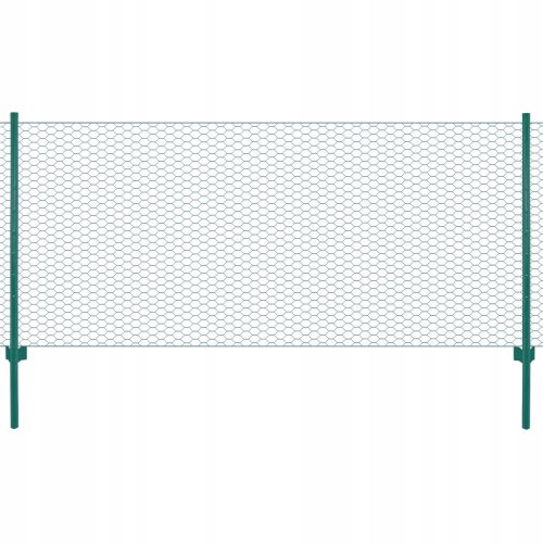 vidaXL Fence Mesh and Posts 25 x 0.75 m