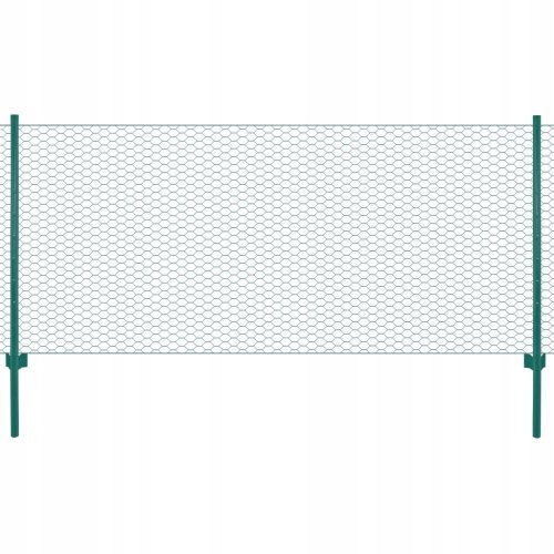 vidaXL Fence Mesh and Posts 25 x 0.75 m