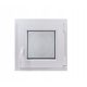 PVC WINDOW 500x500 RU WHITE, RIGHT