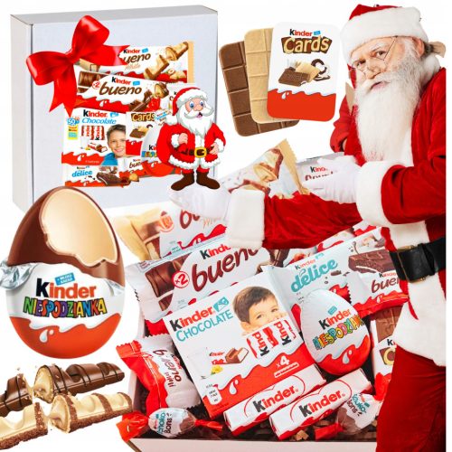  Kinder Egg Sweets Box Gift Set SANTA CLAUS