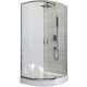 Sanplast FRIS shower cubicle, double sliding doors, 80 x 80 cm