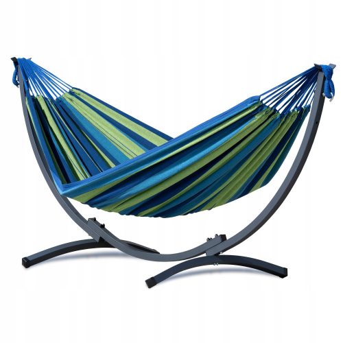 Garden and Terrace Hammocks Hammock on a Potenza Singa frame, blue-green, 200x120 cm