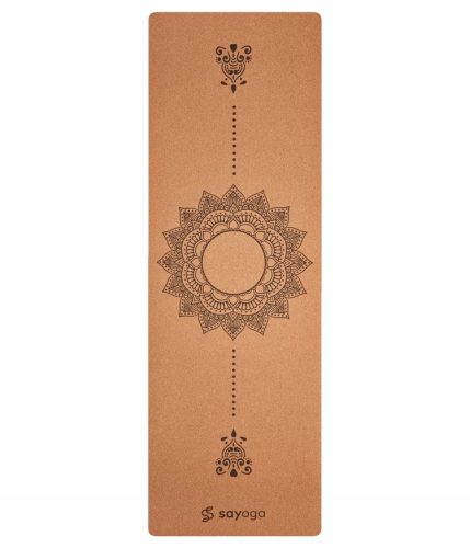  Sayoga Cork Mandala yoga mat