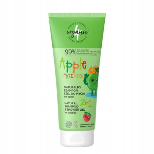  4organic Natural shampoo and washing gel for children