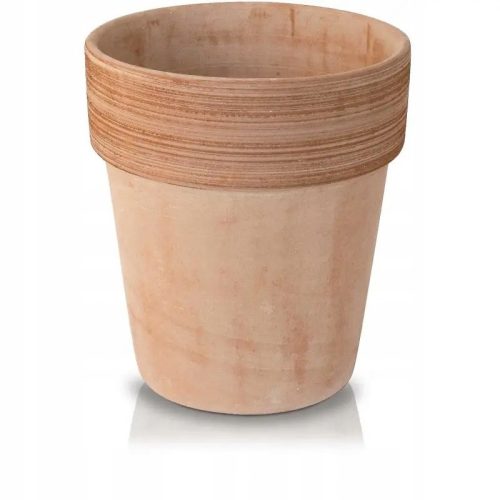  Polnix flowerpot 25 cm x 22 x 25 cm diameter 22 cm ceramic shades in brown and beige