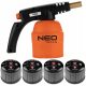 Neo Tools 1200 W gas burner