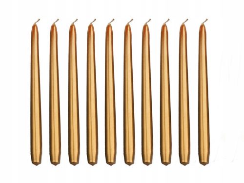  Golden Stick Candles PartyDeco SKMET-019