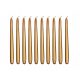  Golden Stick Candles PartyDeco SKMET-019