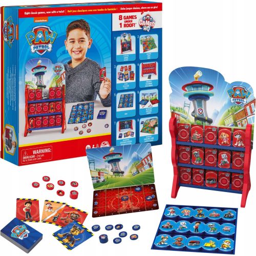  Spin Master Board Game. Tower of Games - 8 Paw Patrol Games