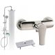 Series of surface-mounted shower sets, Valvex BRAVA