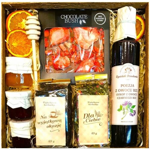  GIFT SET GIFT BASKET JAM AND SYRUP