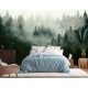 Non-woven PHOTO WALLPAPER FOR THE LIVING ROOM MISTY MOUNTAINS 330x230